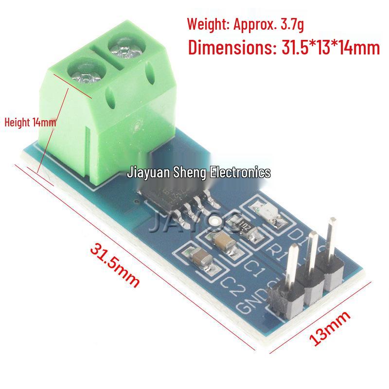 Fuqi ACS712 Current Sensor Module (5A/20A/30A Range)