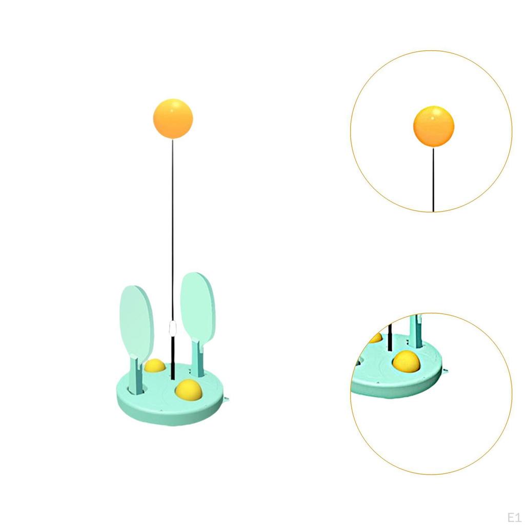 Pong Balls Paddles Set Game Hand Eye Coordination Adults and Kids Soft Shaft Equipment Table