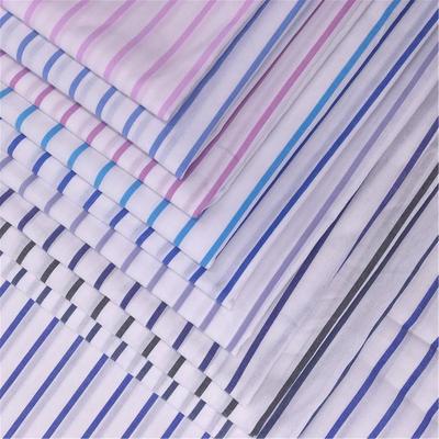 In-Stock High-End Striped Cotton Yarn-Dyed Shirt Fabrics