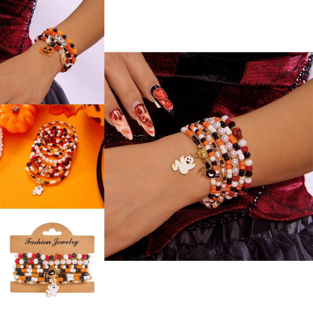 Halloween Ghost Death God Alloy Pendant Set Handcrafted Jewelry For Men And Women