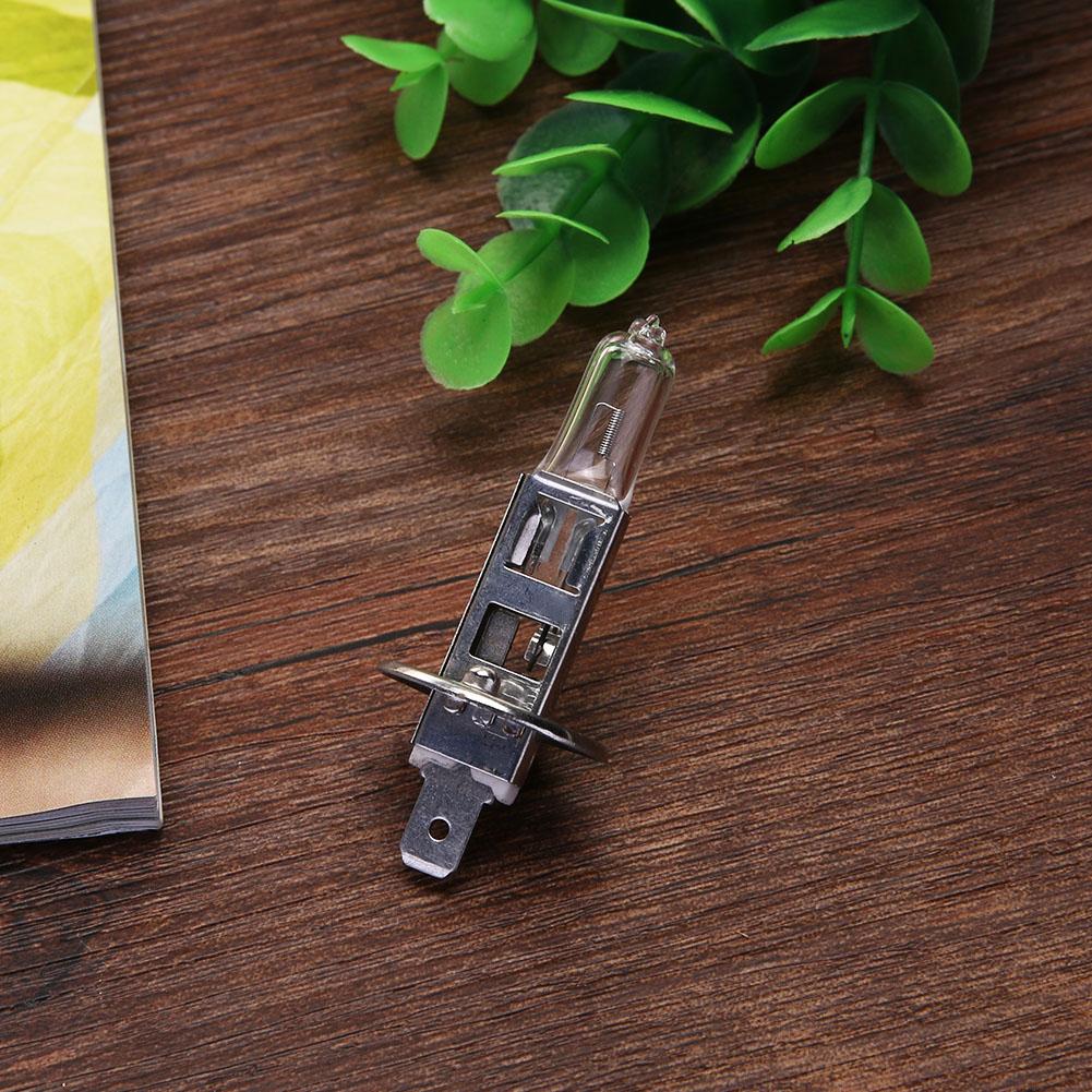 1-6Pcs H1 Halogen Bulb Cyan 12V 100W 4000-4500K Clear Quartz Glass Car Xenon Head Lamp Fog Lamp Car Lamps Car Accsesories