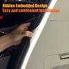 Car Rear Trunk Brighten LED Strip 12V Modified Lighting for Waterproof Flexible Light Universal Connector Plug & Play 4m