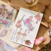 Zaomo PET 3D Flowing Stream Micro Dream Series Antique Journal Stickers