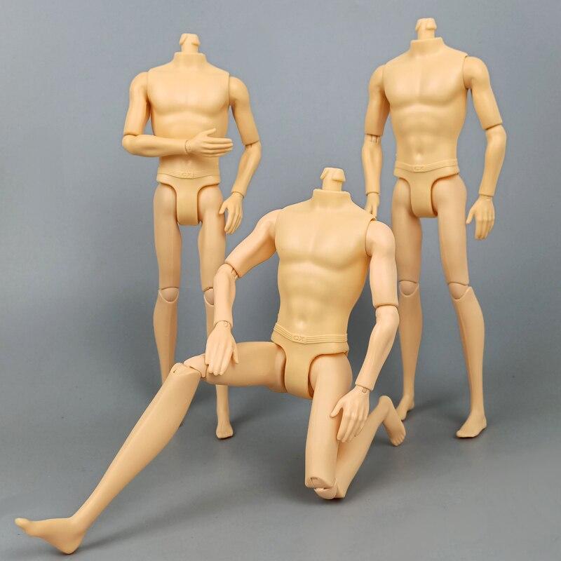 Gelb 26cm 11 bewegliche Gelenke Jungen Puppenkörper für Ken Jungen Puppe Männlicher Freund MANN Nackter Körper Prinz Ken Puppe DIY Lernspielzeug