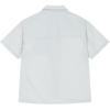 Calvin Klein Solid Loose Button Short Sleeve Shirt Men Shirts Gray J326624-PC8
