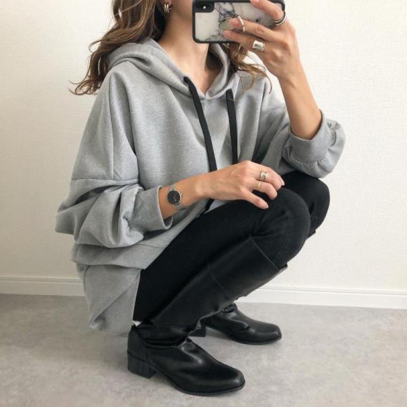Women’s Autumn Winter Turtleneck Stitching Pullover Hoodies Long Sleeve Round Neck Leopard Printed Hooded Sweatshirt