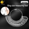 Adjustable Metal Finger Ring Sizer for Accurate Measurement