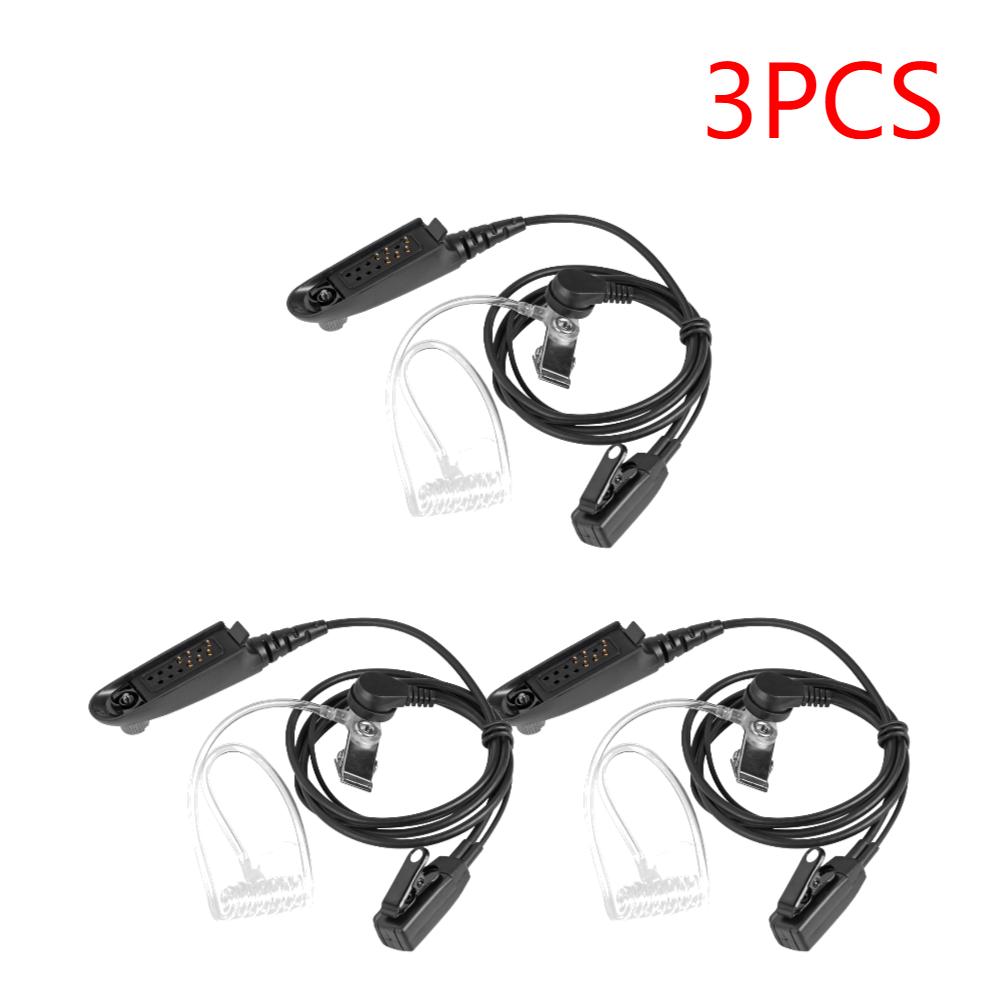 PTT MIC Headset Covert Acoustic Tube In-ear Earpiece Mic Microphone Earphone Earbud Headset For Motorola GP380 GP340 GP328 Radio