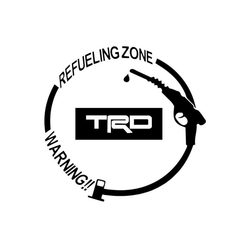 

Виниловая светоотражающая наклейка на крышку бензобака с автомобильным значком, аксессуары для Toyota TRD E150 E120 Land Cruiser 200 Chr Corolla Yaris Rav4 TRD чёрный