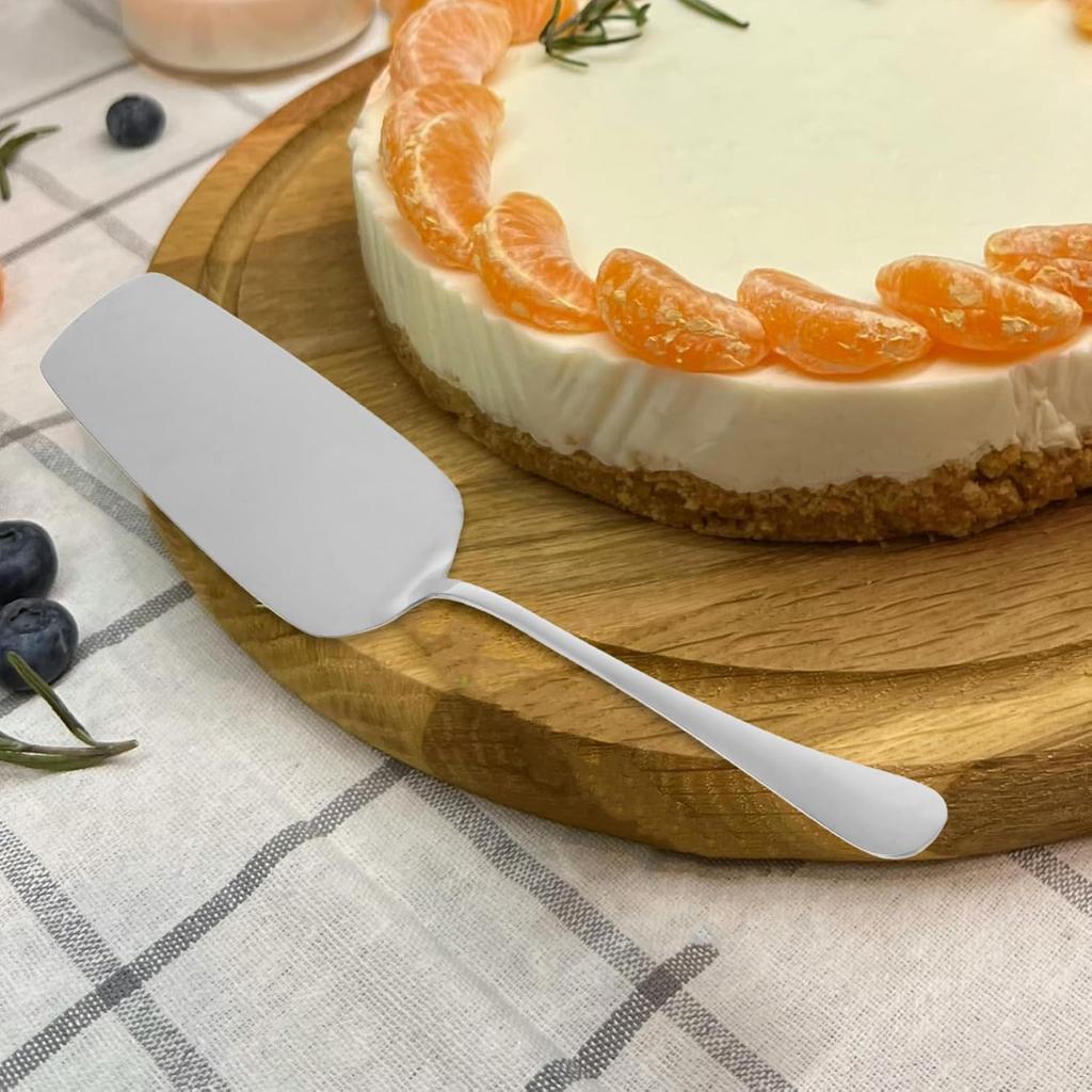 Cake Server Stainless Steel Pie Spatula for Serving, Cutting, Serving Cakes, Perfect for Weddings, Birthdays, Parties