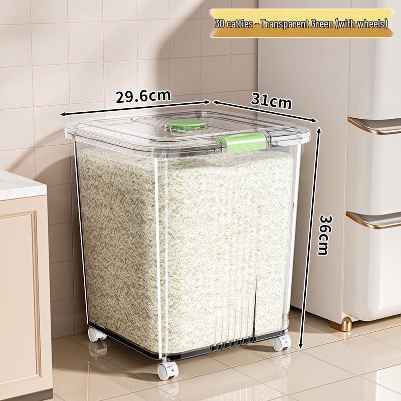 Pest-Proof Moisture-Proof Rice Flour Storage Jar | Food-Grade Large Capacity Container