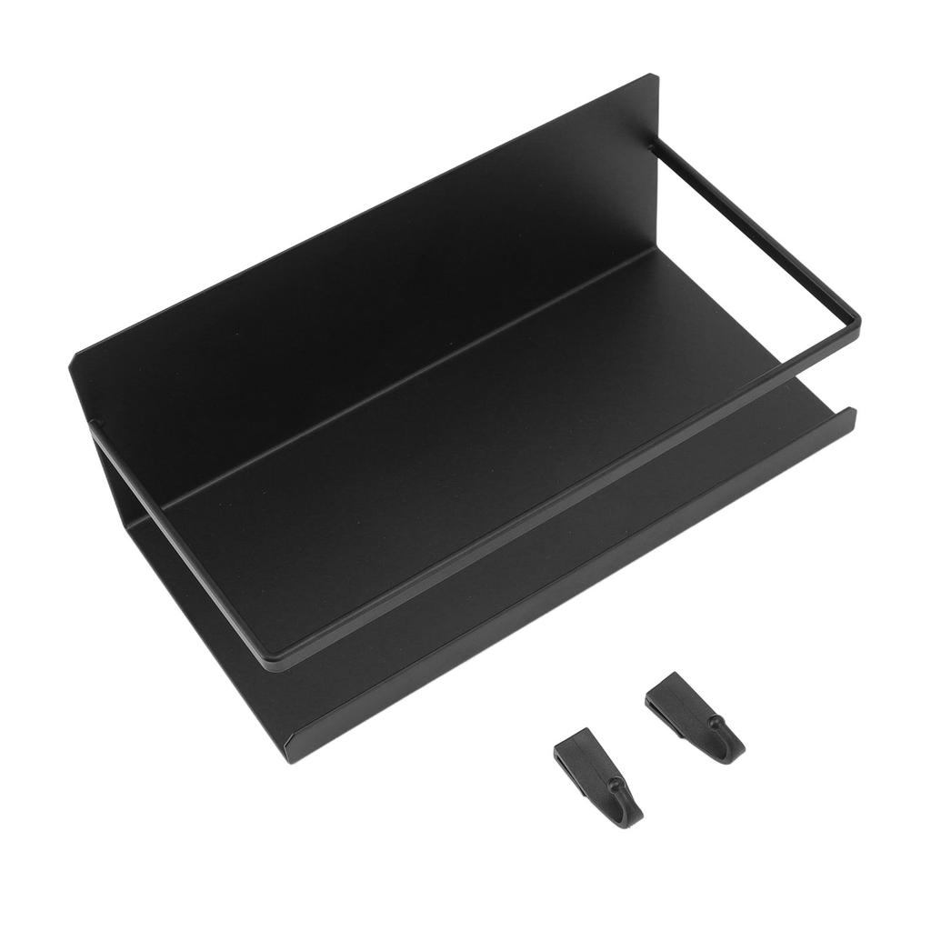 Buy Refrigerator Shelf Single Layer Black Matte Finish Stylish Simple