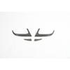 For BENZ C117 CLA250 CLA45 AMG 2014-15 REAL Carbon Rear Bumper Fender Vents F