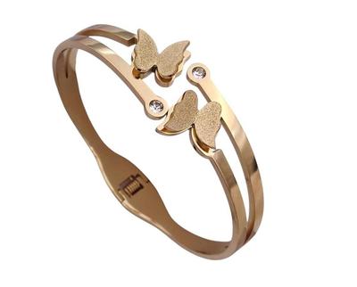 Vergoldetes Mode-Damenarmband zum Verschenken, für Partys und lässige Outfits Handgelenks-Accessoire Modeschmuck