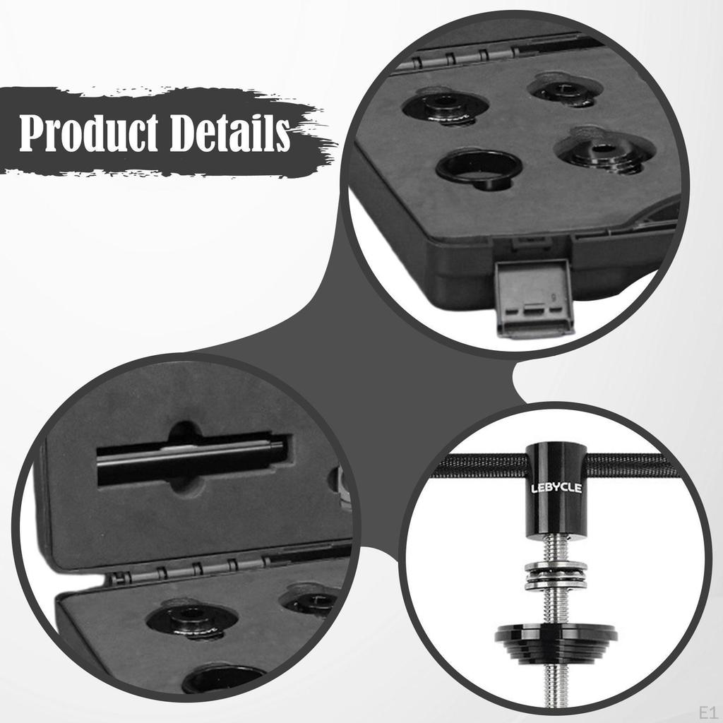 Bike Bottom Bracket Removal Installation Tool Kit, Headset Press In Repair Installer,Bearing
