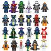 Ninja Motorcycle Building Blocks Set – Lloyd & Kai Mini Figures with Weapons, DIY Ninja Adventure Toys for Kids
