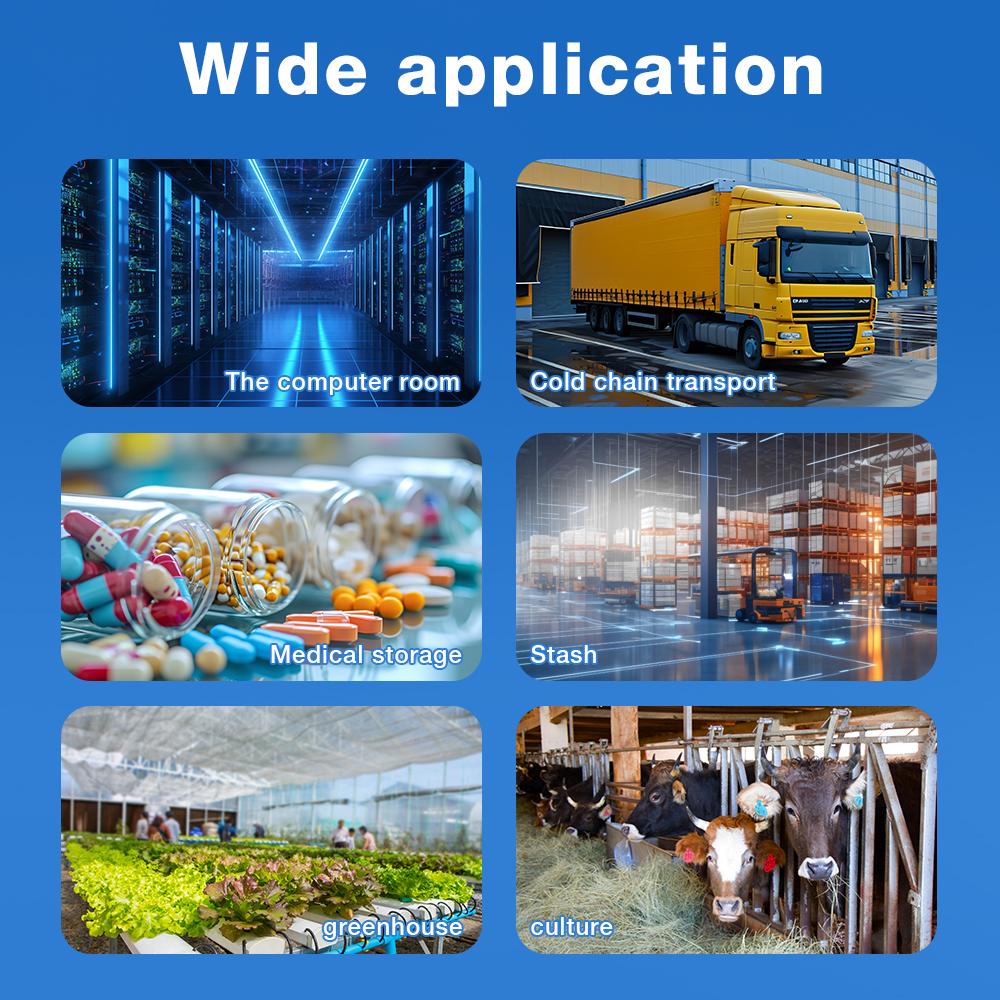 WiFi Temperature Humidity Data logger Datalogger 20000 Points Large Capacity Reusable TEMP RH Detector Elitech for Cold Chain