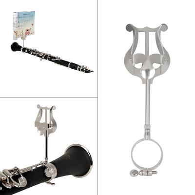 Clarinet Music Stand Stainless Steel Clip Sheet Clip-on Holder
