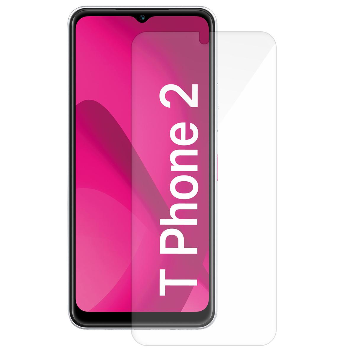 

For T-Mobile T Phone 2 Tempered Glass Screen Protector 2.5D Arc Edge Film Ultra Transparent As Shown A