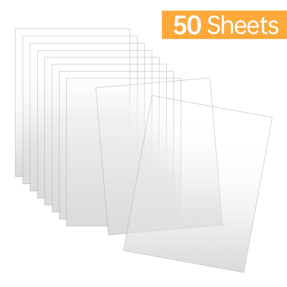 Clear PVC Flexible Transparent Plastic Sheet for DIY Display Projects Scrapbooking Handmade Shaker Cards Cover Album Photo Frame Decorative Crafts