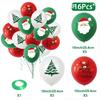 15-30pcs Christmas Latex Balloons Santa Claus Snowman Elk Xmas Tree Balloons for Christmas Party Supplies Favors Xmas Holiday