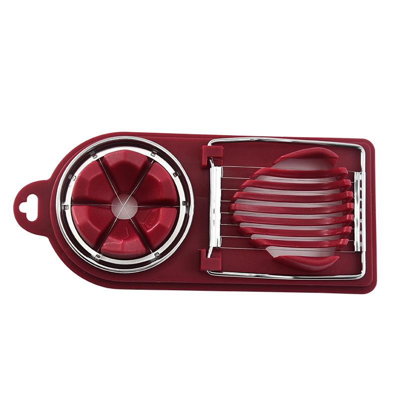 1PC Stainless Steel Egg Cutter Egg Slicers Multifunctional Fruit Vegetable Cutting Kitchen Accessories Slicing Cooking Tools