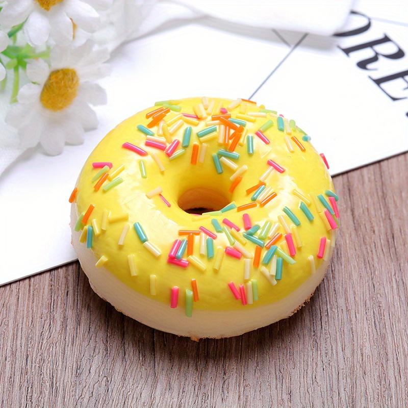 1/6 Stück Donut-Imitation Dessert Essen zur Dekoration Auslage Schaufensterdekoration, Küchendekoration Partygeschenk Dekor Hängeornamente