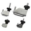 4Pcs Fluid Line Hose Pinch Tools Clamps 1-3/4" 1" 1/2" 3/8" Adjustable Knob Pliers Auto Repairing
