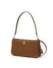 Daks Womens Accessories Belford Crocodile Color Block Brown Nylon Shoulder Bag S Dcba6E075W2