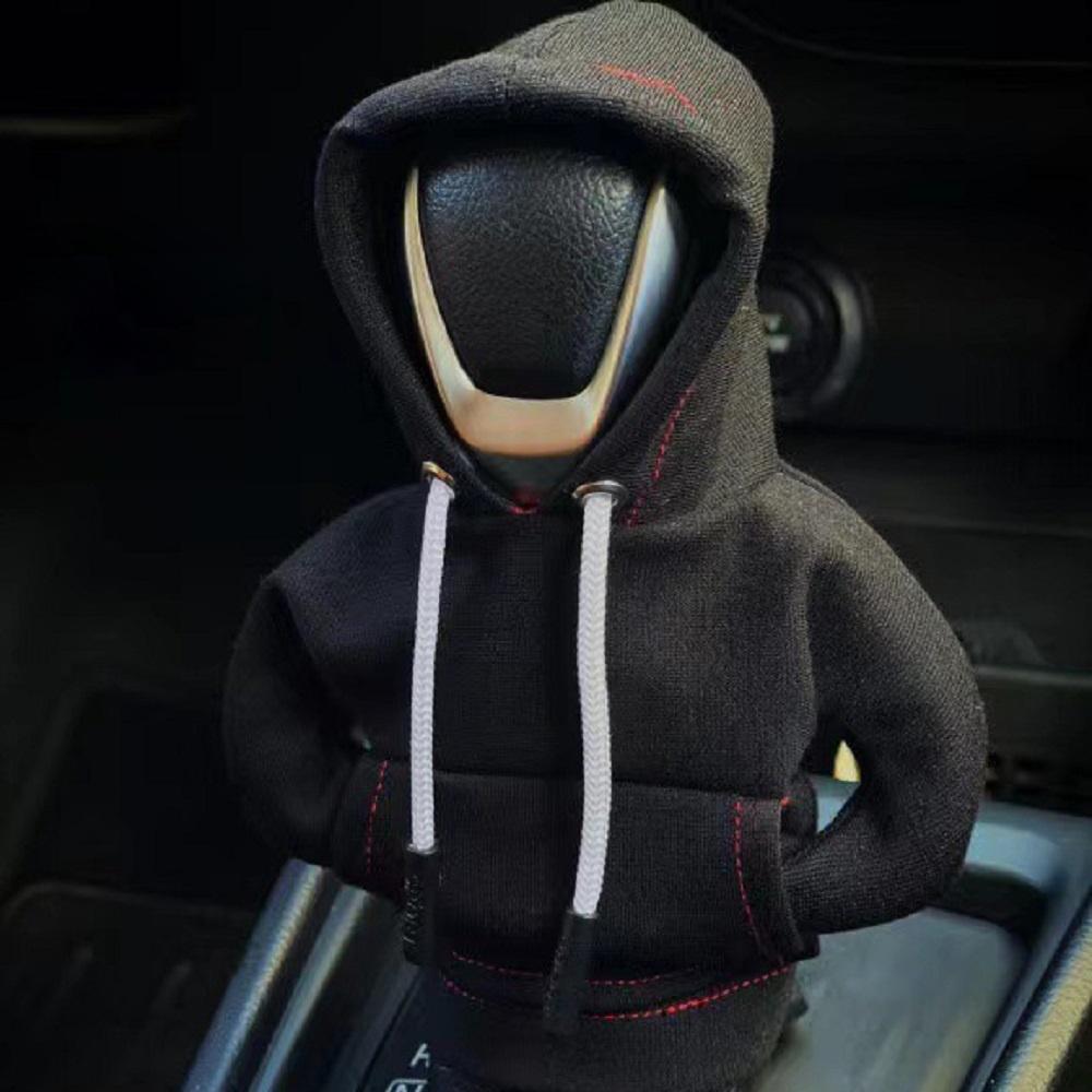 Felpa con cappuccio Copri cambio per auto Felpa con cappuccio cambio moda Copri pomello cambio per auto Maniglia manuale Felpa cambio Copri leva cambio