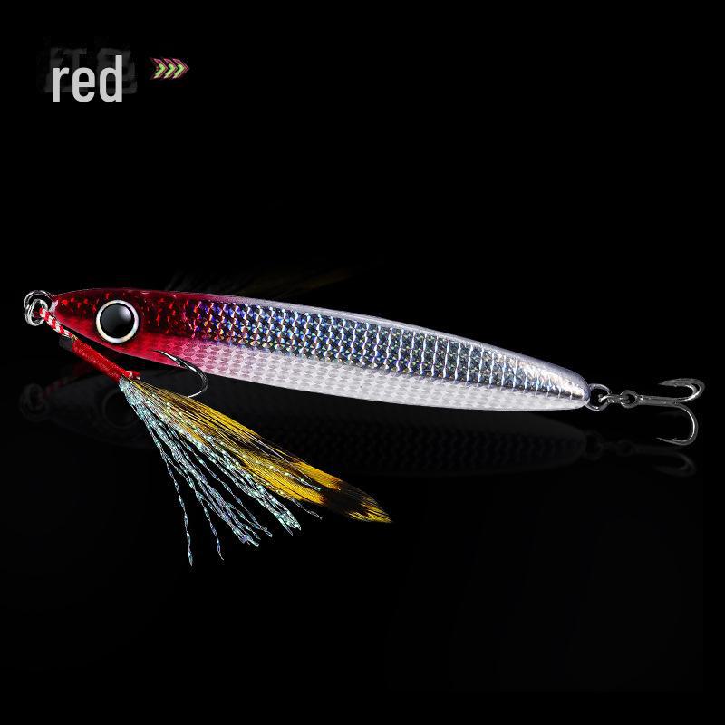 Upturned Mouth Nemesis Fishing Lure: Iron Plate Fish Scale Design for Full Water Layer