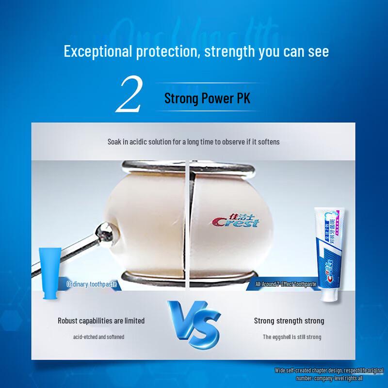 Crest 7 Benefits Strong Enamel Toothpaste