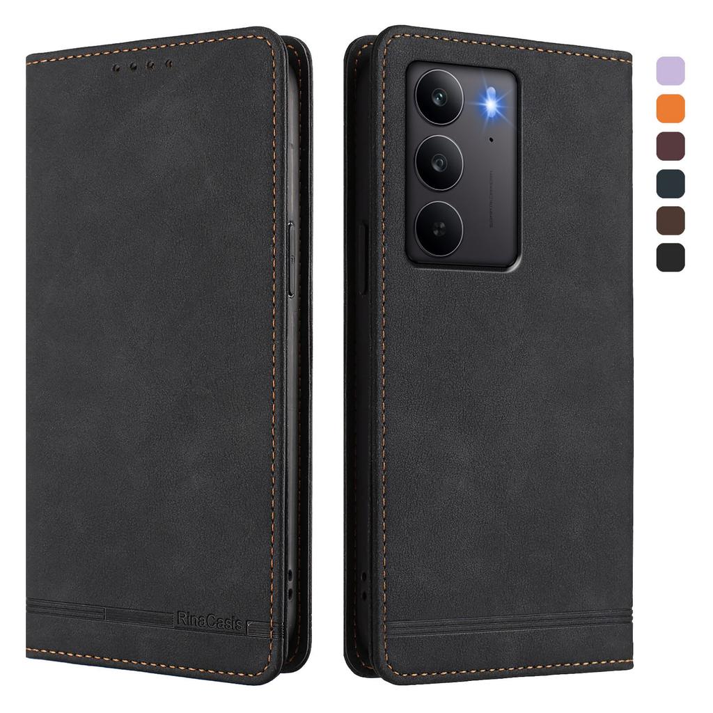 Anti-thef Phone Case For OPPO Realme C75 C71 C67 C65 C63 C61 C55 C53 C51 C33 C30 C25 Wallet Flip Card Holder Etui Leather Cover