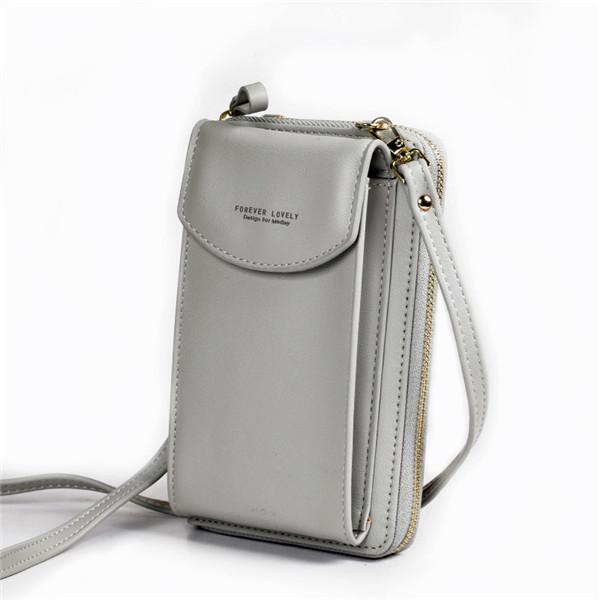 Famous Brand Cell Phone Bags for Women Large Card Holders Bag Purse Clutch Messenger Shoulder Long Straps New