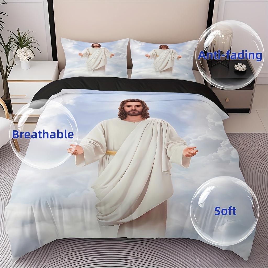 

Comforter 3Pcs Comfortable Cloud Fantasy Perfect Gift Soft High-Definition Digital Print All-Season Family And Friends Comforter (quilt)-EU Single(135*200cm)3pcs