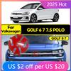 BGB1 GOLF 4 5 6 7 Hot 2026 For VW VOLKSWAGEN 1pcs 110mm Black/red/white Car Rear Logo Background For Golf 6/7/7.5/Polo/Passat/ T-Roc/ YL2