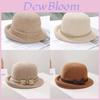 Summer Sun Hat For Women With Short Brim And Bow Knot For Outdoor Sun Protection