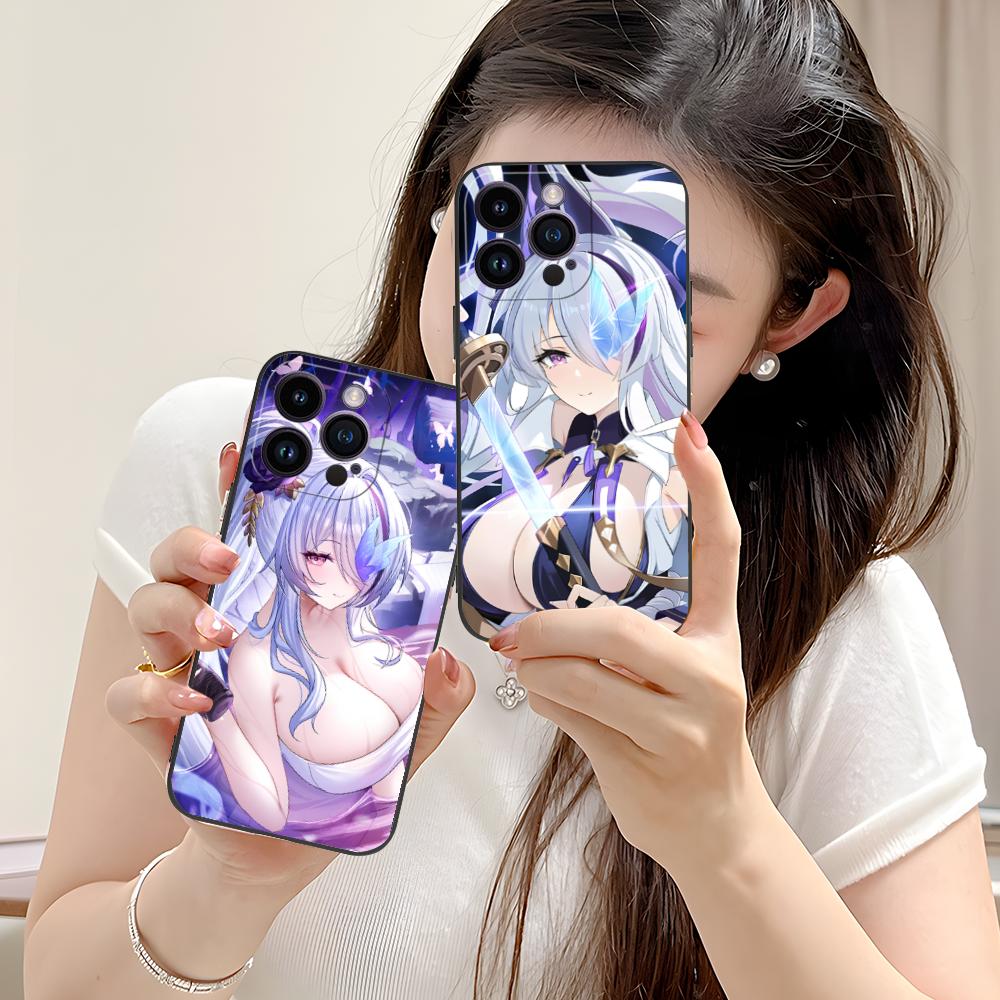 Azur Lane Unzen Matte TPU Mobile Phone Case for iPhone 17 16 15 14 13 12 11 X XR XS 8 7 Air Pro Max Plus Mini Colorful Cover