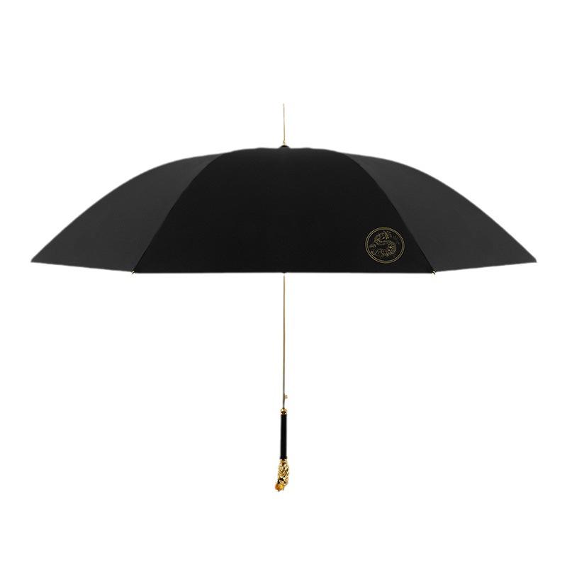 Umbrelă de golf rezistentă la ploaie de înaltă densitate pentru bărbați, cu zodia chinezească, pentru afaceri