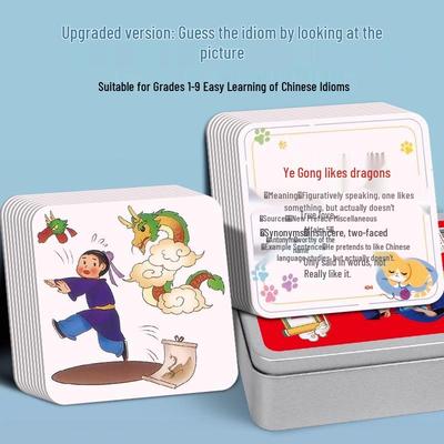 Fun Idiom Guessing Game Cards for Primary School Kids