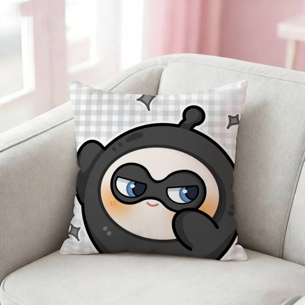 Pop Game Peripheral Eggy Party Pillow Case Cushion Cover Throw Pillow Case For Car Sofa
