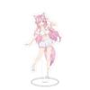 Swimsuit Party Time Hololive Vtuber Anime Figures Cosplay Acrylic Stands 15cm Model Mococo Kobo Ayame Desk Decor Standing Sign G