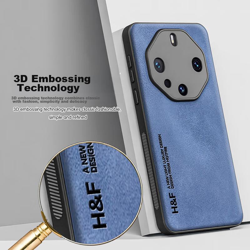 Phone Case for Huawei Mate60RS, Mate60RS Pro Master Protective Cover, Upgraded Skin-Like Matte Lens Full Protection Silicone Case - Smoke Gray
