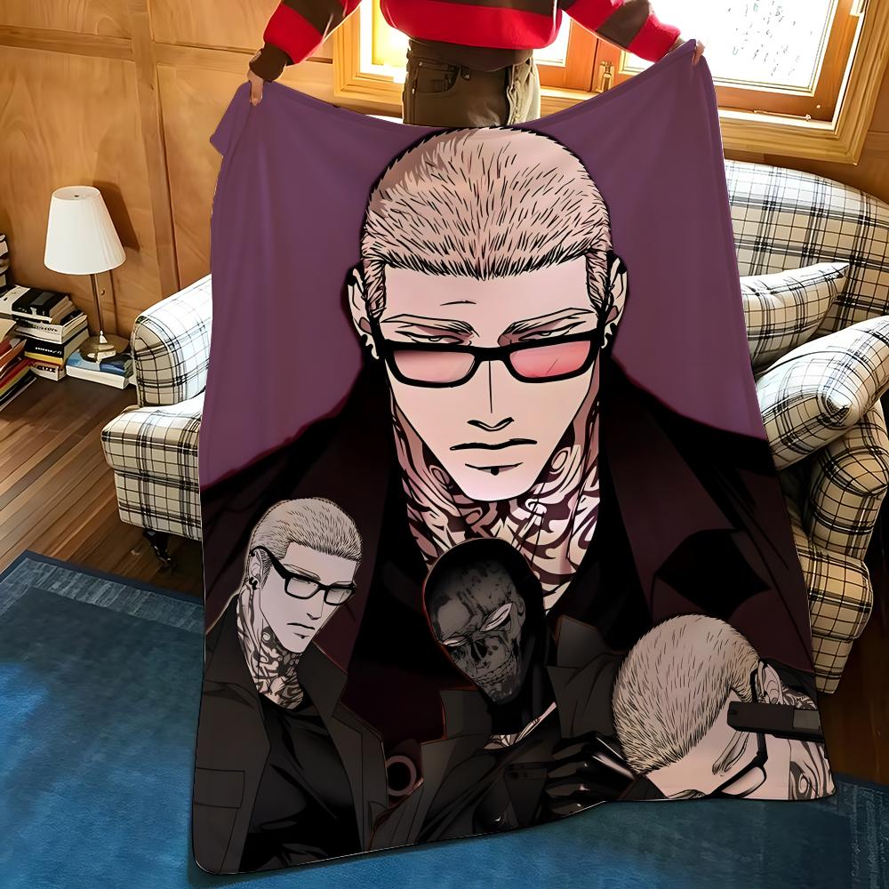 Comics S-Shut-t L-Line-ee Throw Flannel Cozy Print Blanket, Portable, Durable Machine Washable Cute Cool
