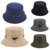 Chapeau seau pliable réglable d'extérieur Casquettes d'été pour le soleil Chapeau de pêcheur protection solaire pour hommes femmes UPF 50+ Plage Pêche Randonnée