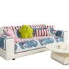 Cartoon Sofa Cushion Universal In All Seasons  New Dopamine One-Piece Cover Cloth Straight Row Leather Sofa Seat Cushion Non-Slip