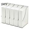 School Supply Storage Paper Organizer Letter Tray, Acrylic Stackable Desk File Organizer, Clear Plastic Bin Holder Sorter for Documents, Files,