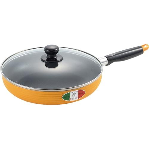 

Anna Rossi IH-compatible aluminum frying pan with lid, 26cm, AR-193R
