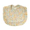 Baby Cotton Gauze Bibs With Ruffled Edge Soft Absorbent Drool Bib For Newborns Infants Toddlers Saliva Towel Burp Cloth
