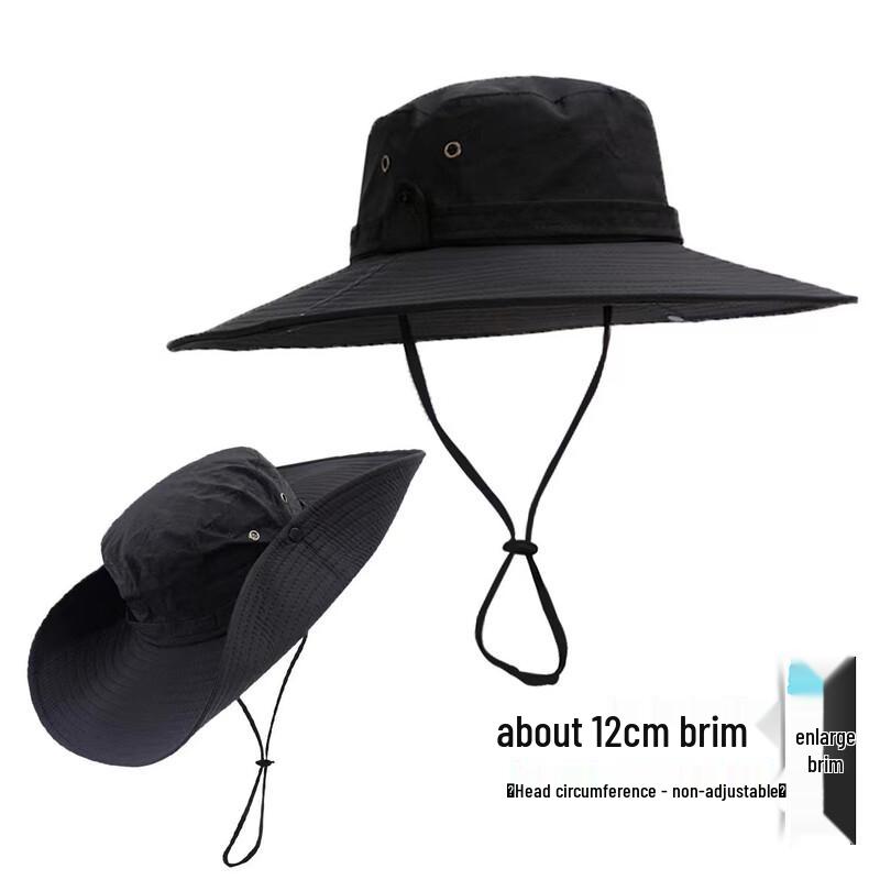 

Three Dolphins HA Outdoor Sun Protection Fisherman Hat One Size, 12cm Brim